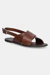 Kožené sandály Vagabond Shoemakers TIA 2.0 dámské, hnědá barva, 5931-001-27
