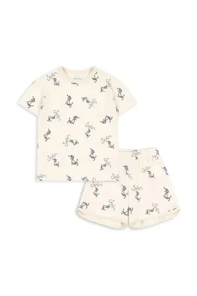 Souprava Konges Sløjd BASIC SET GOTS béžová barva, KS103155