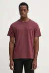 Bavlněné tričko Levi's SS ORIGINAL HM TEE vínová barva, 56605