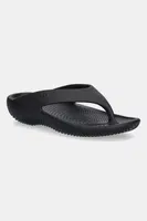 Žabky Crocs Mellow Recovery Flip dámské, černá barva, na plochém podpatku, 211100