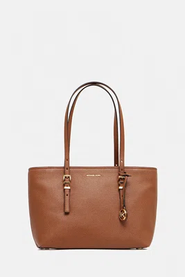 Kožená kabelka MICHAEL Michael Kors QUINN hnědá barva, 30T5GQNT2L