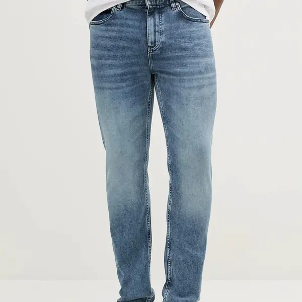 Džíny BOSS pánské, modrá barva, 50538533