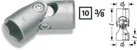Nástrčná hlavice s kloubem, 3/8", 19 mm - Hazet 880G-19 Velikost: 18 mm