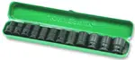 Sada úderových hlavic 3/8", 12 ks, 8-19 mm - JONNESWAY S03A3112S