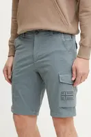 Kraťasy Napapijri N-Horton pánské, modrá barva, NP0A4HOSG1Y1