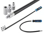 BGS Technic BGS 7824 Flexibilní šroubovák 1/4", 500 mm. Sada 4 díly