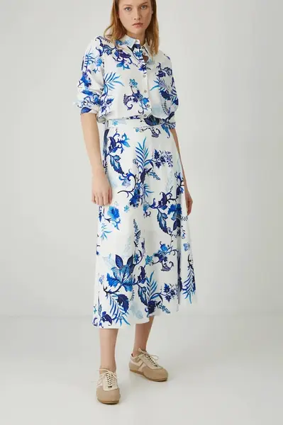 Sukně s příměsí lnu Medicine