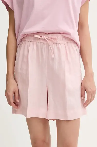 Lněné kraťasy United Colors of Benetton