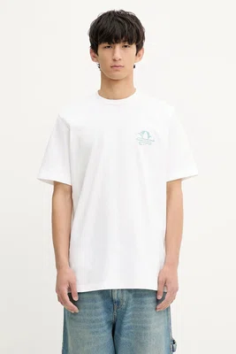 Bavlněné tričko adidas Originals Graphic Tee pánské, bílá barva, s potiskem, KC4956