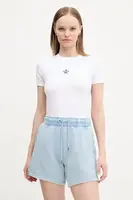 Tričko Guess Jeans bílá barva, W5GI38 J1314