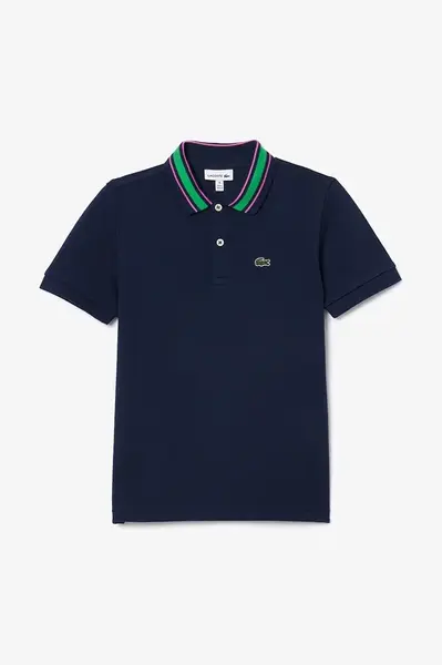 Dětská bavlněná polokošile Lacoste