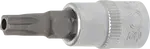 BGS technic Hlavice zástrčná 1/4" Torx TS10, pěticípá s otvorem - BGS 5184-TS10 Profil: Torx, Velikost: TS30