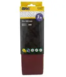 Brusné pásy 75 x 533 mm, různé zrnitosti, pro pásovou brusku - MAGG Zrnitost: A80