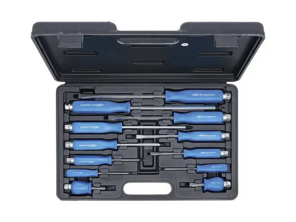 BGS Do it yourself Šroubováky ploché a křížové, úderové, sada 12dílů