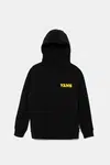 Dětská mikina Vans HASTA LA SHAKA černá barva, s kapucí, s potiskem, VN000NWTBLK1