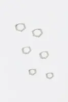 Náušnice AllSaints 3-pack 37527083SLV041