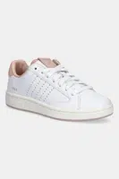 Kožené sneakers boty K-Swiss LOZAN KLUB LTH bílá barva, 97263.190.M