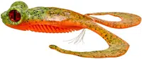 Gunki gumová nástraha bull frog fluo chart pepper 13 cm