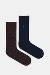 Ponožky Tommy Hilfiger 2-pack hnědá barva, 701230780