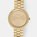 Hodinky Calvin Klein dámské, zlatá barva, 25100094