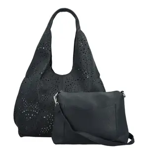 Dámský set kabelek tmavě modrý - Paolo bags Seleuca