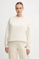 Mikina Puma dámská, béžová barva, hladká, 685400