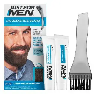Just For Men Moustache & Beard Color barva na vousy M30 Light-Medium Brown