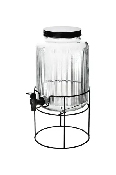 Dávkovač vody s víkem a kohoutkem home & lifestyle Modern Kichen 5,2 L průhledná barva