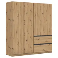 Rauch Möbel ŠATNÍ SKŘÍŇ S OTOČNÝMI DVEŘMI, dub artisan, 181/197/54 cm