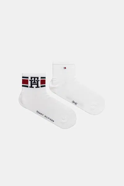 Ponožky Tommy Hilfiger 2-pack bílá barva, 701236322
