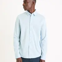 Svetlomodrá pánska košeľa Celio Vajersey