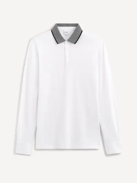 Biela polokošeľa Celio Sessicoml