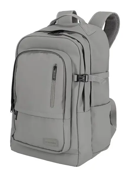 Batoh na notebook Travelite Basics Backpack Water-repellent Light grey