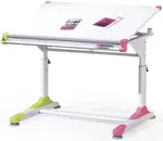 HALMAR Detský rastúci stôl Collorido zelený/ růžový
