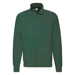 Green Men's Sweatshirt Lightweight Sweat Jacket Fruit of the Loom