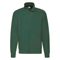 Green Men's Sweatshirt Lightweight Sweat Jacket Fruit of the Loom