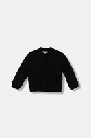 Kojenecká mikina Emporio Armani tmavomodrá barva, hladká, EB000474 AF16392