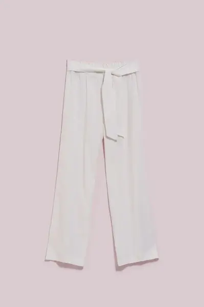 Marisse Women's Trousers L-Sp-4028 White