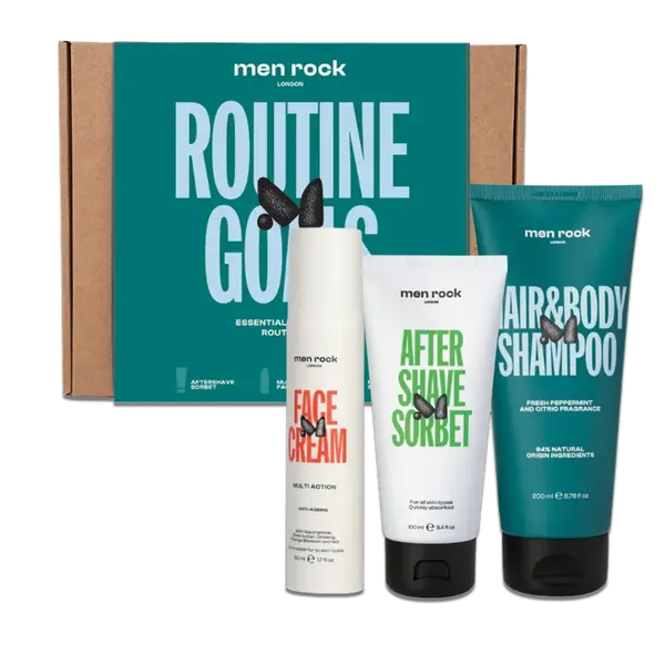 Sada pre mužov pre základnú starostlivosť Men Rock Routine Goals