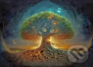 Dřevěné puzzle Strom života A3