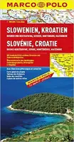 Slovinsko, Chorvátsko, Bosna (1:800 000)