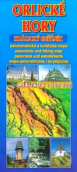 Orlické hory (panoramatická mapa)