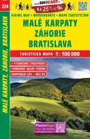 Malé Karpaty, Záhorie, Bratislava 1:100 000 (Turistická mapa 224 - platná r. 2019)