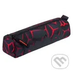 Študentské púzdro Baagl Red Polygon