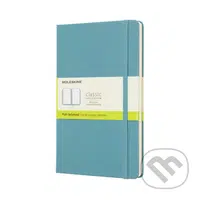 Moleskine - modrozelený zápisník (stredný, čistý)
