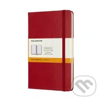 Moleskine - červený zápisník (malý, linajkovaný)