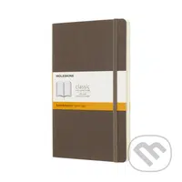 Moleskine - zápisník hnedý (stredný, linajkovaný)
