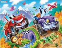 Veselé autá (Maxi) US11 - puzzle z kategorie Naučné puzzle