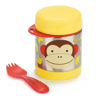 SKIP HOP Zoo Termoska na jídlo se lžičkou/vidličkou Opička 325 ml, 3r+