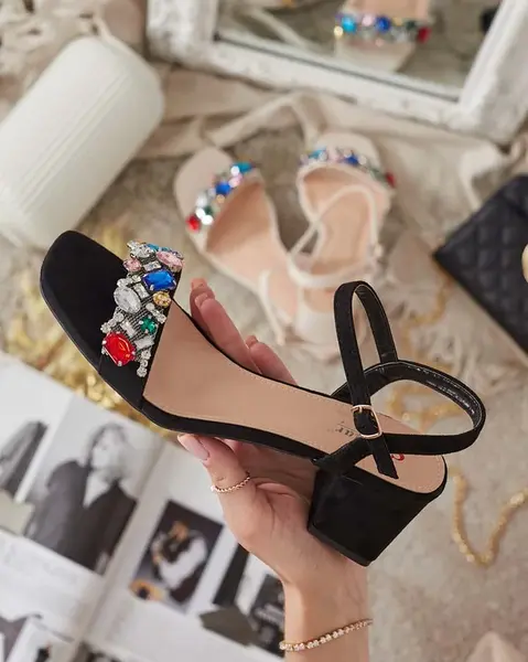 Resti Women's Sandals on a post with crystals Osdar